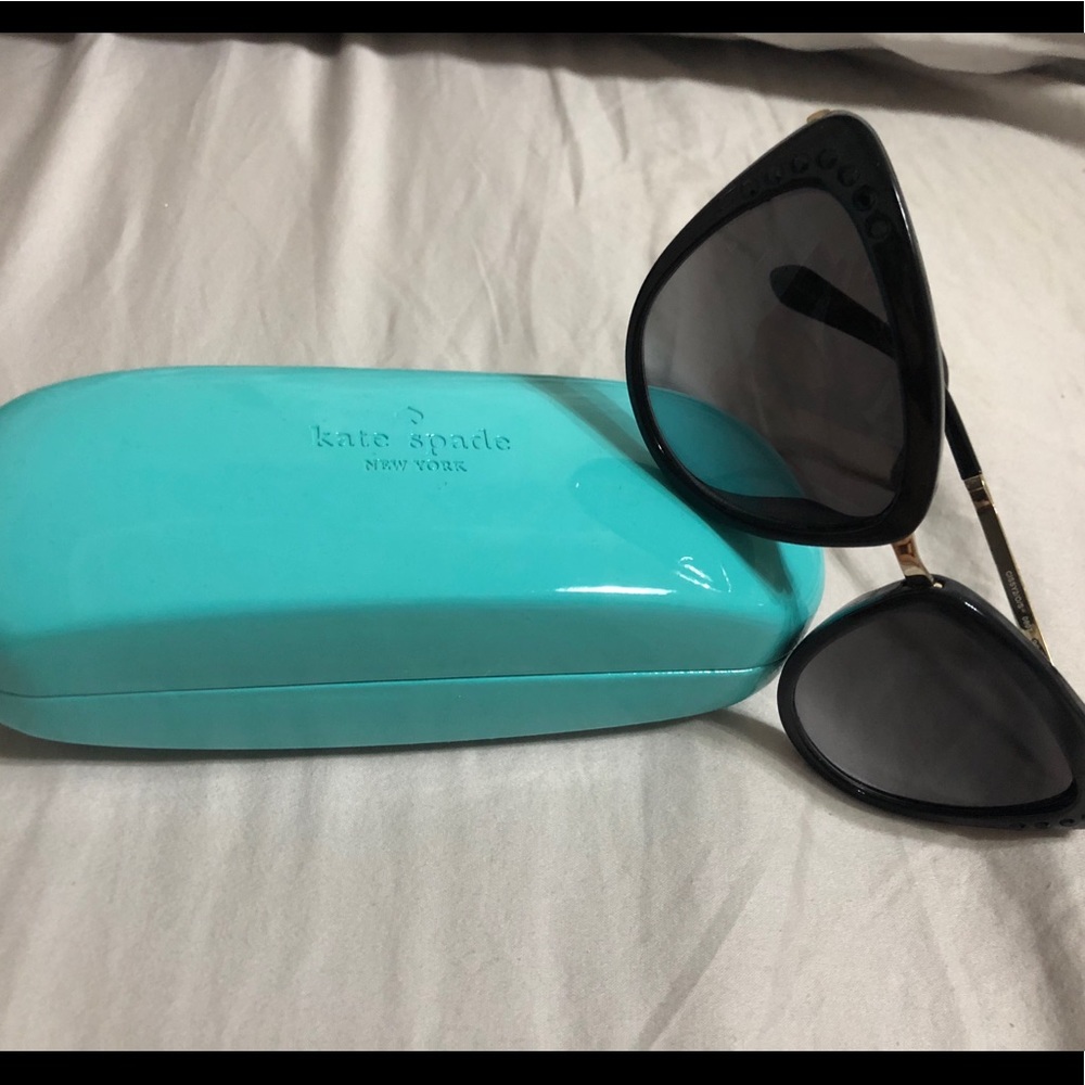Brand new Kate Spade black cat eye sunglasses